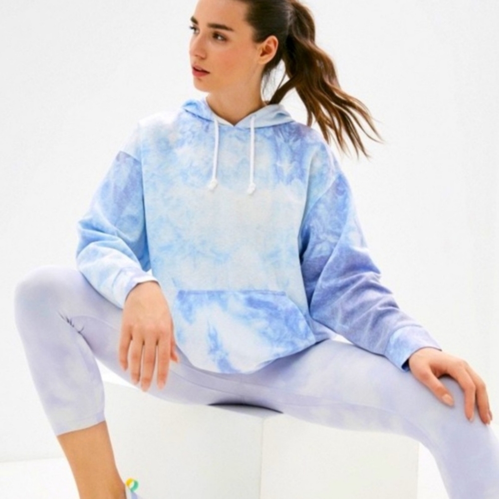 Nike Icon Clash Hoodie Women's Pullover Blue Tie Dye Dri Fit Size 1X…NEW